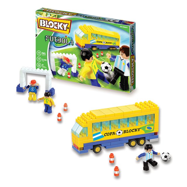 BLOCKY FUTBOL 1 x 95 PIEZAS